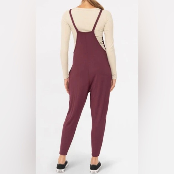 Mono B Everyday Comfort Onesie Plum Size S NEW Leisure Comfy Soft  One piece - Picture 5 of 15